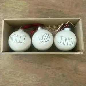Rae Dunn‎ ceramic chromas ornaments new
